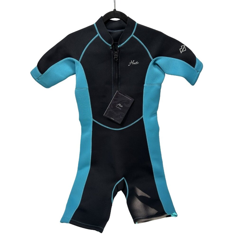 Hevto Kids Wetsuit Size 14 -3mm Neoprene Diving Surfing Swimming Warm Back Zip